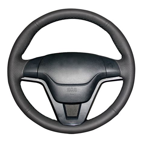 Eiseng DIY Sew Genuine Leather Steering Wheel Cover for 